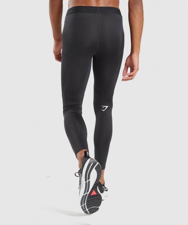 Panske Legíny Gymshark Element Baselayer Čierne | FS4017582
